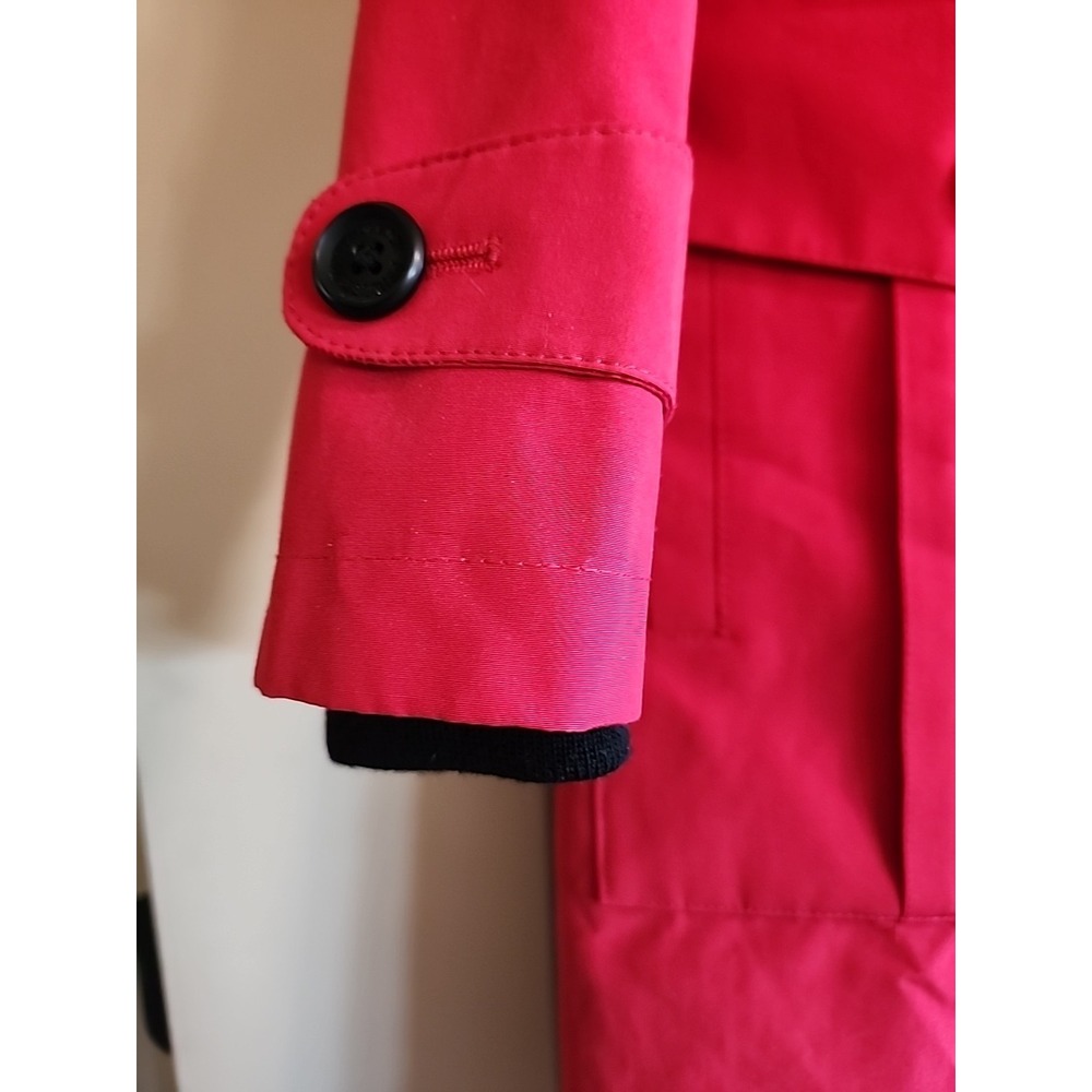 Pendleton Red Jacket Coat Size Medium Black Accen… - image 3